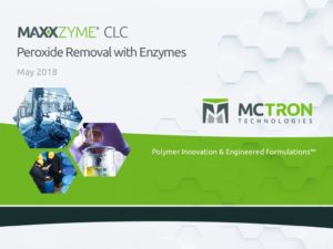 MaxxZyme CLC - Concentrated Liquid Catalase Enzyme for Peroxide Removal